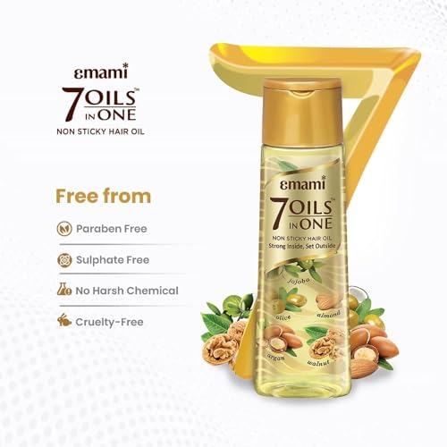 Emami 7-in-1 Ayurvedic Hair Oil - Nourishing & Damage Repair 100ml