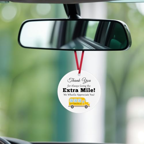 Bus Driver Appreciation Ornament - Ceramic Keepsake Gift