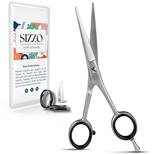SIZZO 6.5" Professional Hair Cutting Scissors for Salon Barbers and Stylists