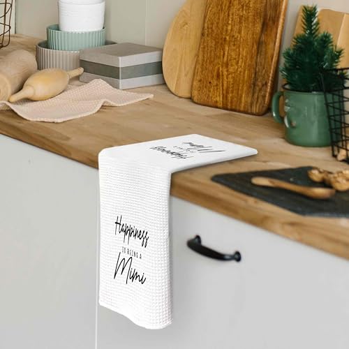 Pugwak Mimi Kitchen Dish Towel Decorative Hand Towel Gift for Grandma