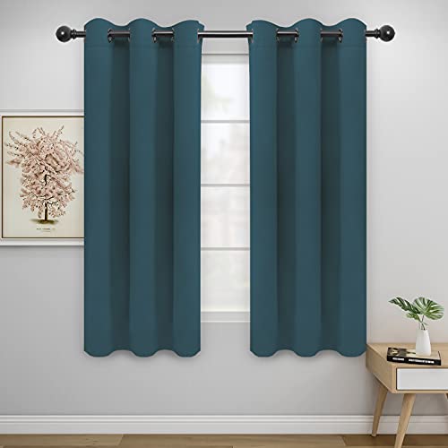 Easy-Going Blackout Curtains - Thermal Insulated Grommet Drapes, 42x63 in, Noise Reduction