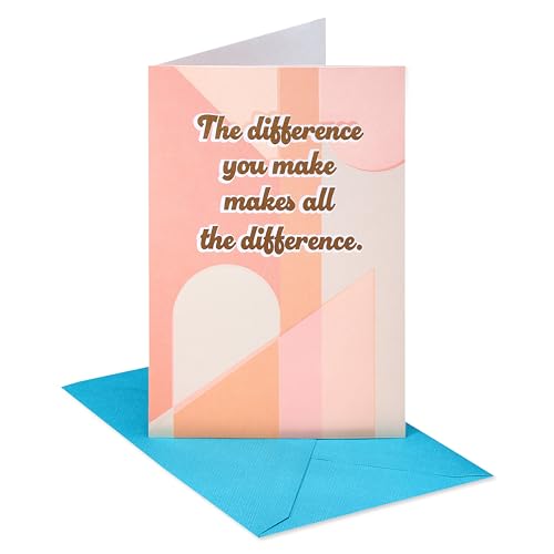 Thank You Card with Geometric Pattern - You're Appreciated