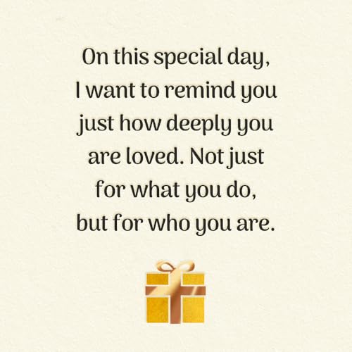 Premium Husband Birthday Card - Eco-Friendly, Made in America, 5x7.75in