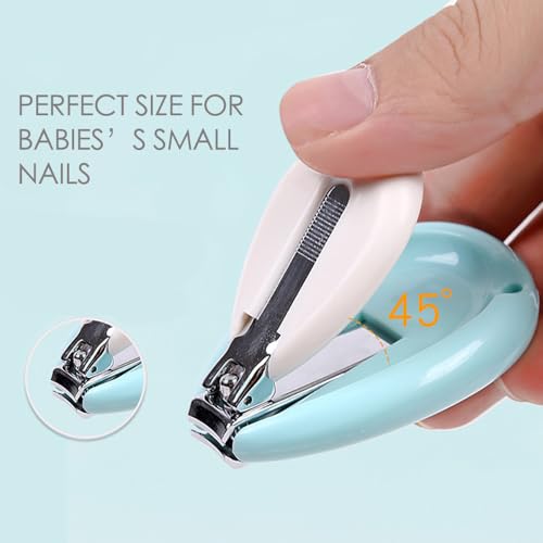 Fold-Up Baby Nail Clippers - Safe Beetle Shape Infant Nail Trimmer