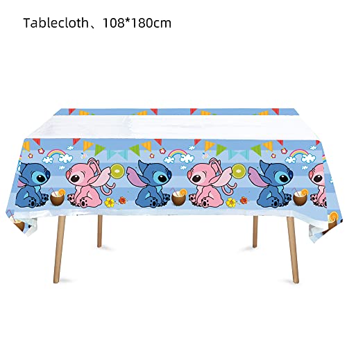 2pcs Disposable Birthday Party Tablecloth - Style 3, 70" x 42"