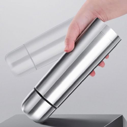 12oz Insulated Stainless Steel Thermal Bottle with Cup - Leak-Proof Travel Flask for Hot & Cold Drinks