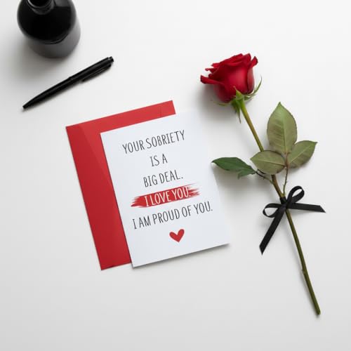 Inspirational Sobriety Card with Envelope - Heartfelt Gift