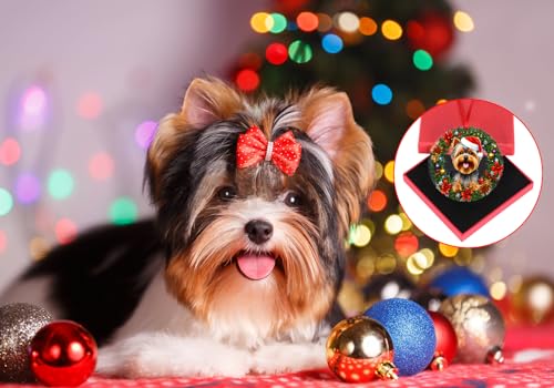 Yorkshire Terrier Christmas Ornament Dog Lover Gift - Yorkshire Terrier Xmas Tree Decor - Variation of Dog Yorkshire