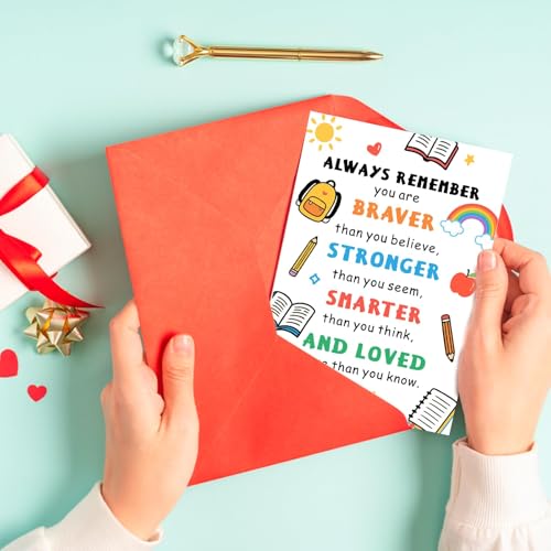 Back to School Essentials Card for Kids - First Day Supplies