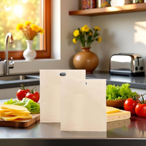 Tustao Reusable Toaster Bags for Grilled Cheese & Sandwiches 2 Pcs