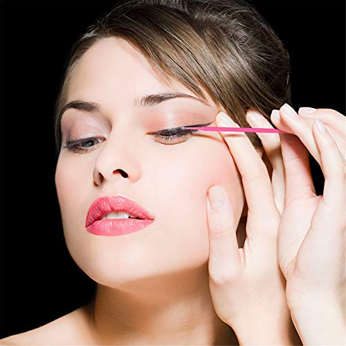 Tifanso 400PCS 2mm Disposable Micro Cotton Swabs for Lash Extensions, Pink