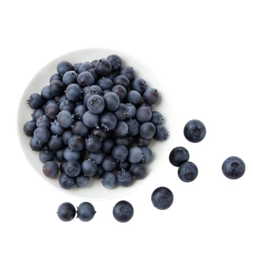 20 Pcs Realistic Artificial Blueberries for Home Decor
