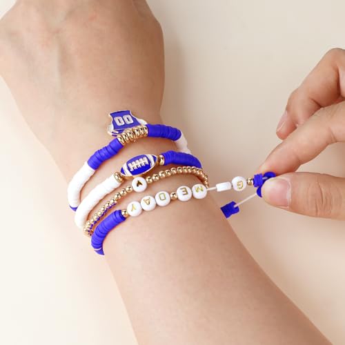 Friendship Bracelet Set 10 Pack Stackable Heishi Disc Bracelets