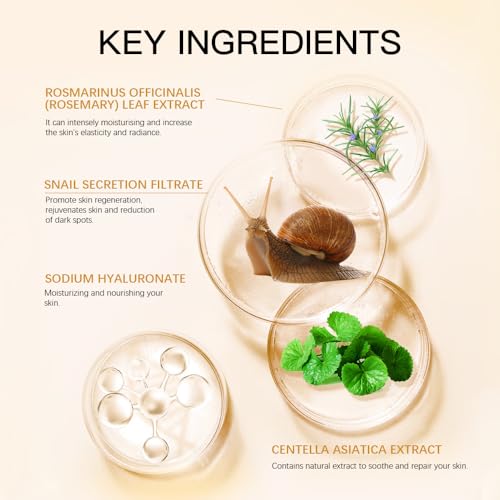 Fovcos Snail Mucin Power Repairing Serum with Sodium Hyaluronate