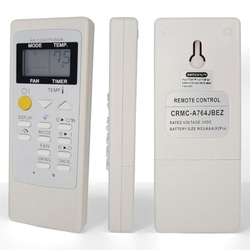 Replacement Remote Control for Sharp Portable Air Conditioners