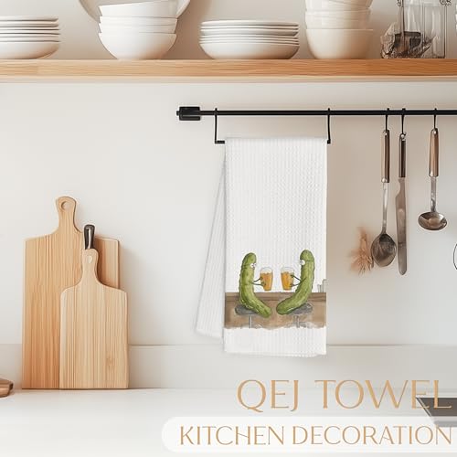 Funny Pickle Kitchen Dish Towels 16x24 Inch Decorative Tea Towel