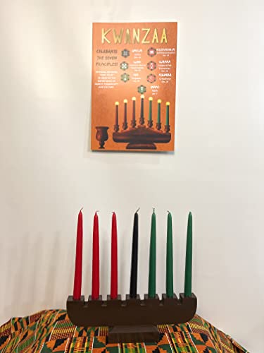 Kwanzaa Poster - 12" x 18" Seven Principles Wall Art