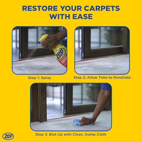 Zep High Traffic Carpet Cleaner - 1 Gallon for Deep Stain Removal