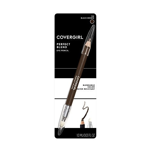 COVERGIRL Perfect Blend Eyeliner Pencil with Smudger Tip, Black Brown