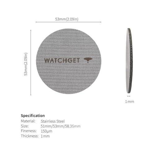 53mm Stainless Steel Espresso Puck Screen for 54mm Portafilters
