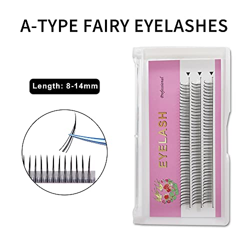 ADIYA Fishtail Individual Eyelash Extensions 8-14mm Cluster Fans