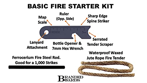 Basic Fire Starter Kit 4-Pack - Emergency Survival Tool Set