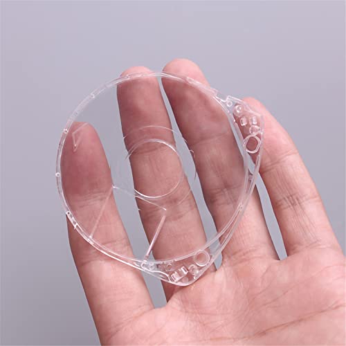Dycica 5-Pack DVD CD Cases - 7mm Clear Acrylic Replacement Shells