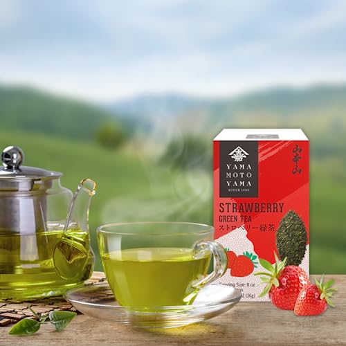 Yamamotoyama Strawberry Sencha Green Tea, 18 Tea Bags