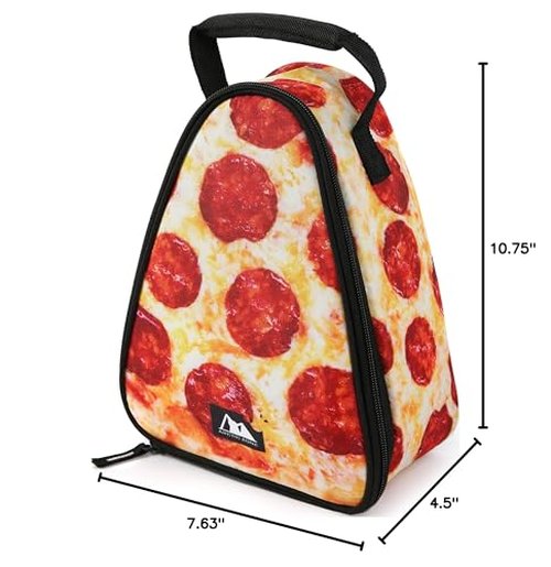 Arctic Zone Pizza Lunch Pack with 210g Ice Pack and 4 Piece Kids Sandwich Set - Pizza