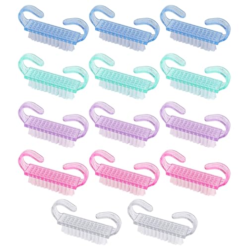 25Pcs Handle Grip Nail Brush Plastic Scrubbing Kit for Hands and Feet