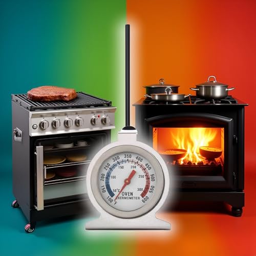 Stainless Steel Oven Thermometer 50-300°C | Instant Read Cooking Tool
