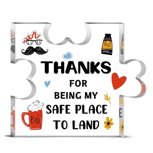 Sentimental Acrylic Keepsake Plaque for Dad - 10cm Gift