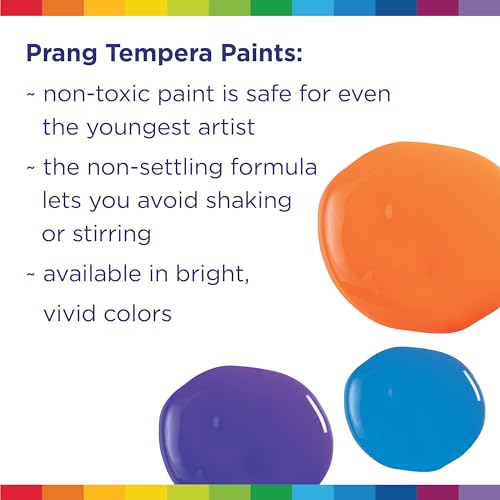 Prang Ready-to-Use Orange Tempera Paint - 16 Oz, Non-Toxic
