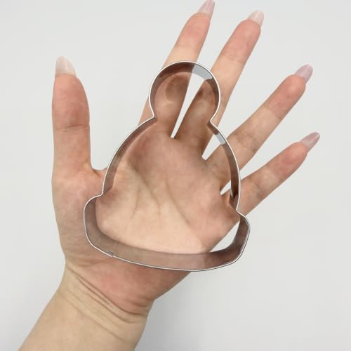 Christmas Winter Hat Cookie Cutter - 3 x 3.8 Inch Stainless Steel