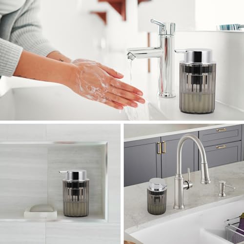 Segbeauty Foam Soap Dispenser - 10.1oz Refillable Plastic Pump for Bathroom