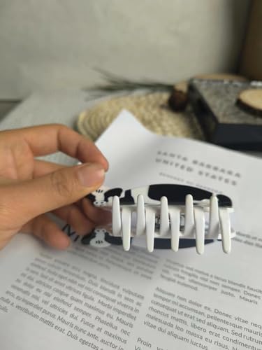 Cow Hair Claw Clip Cute Animal Acetate Hair Accessories for Women