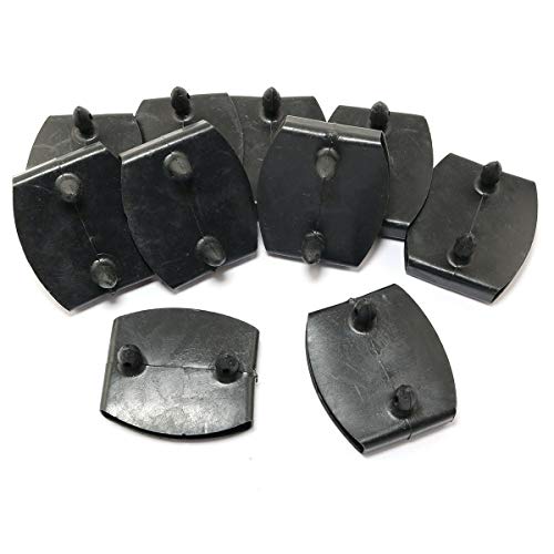 10-Pack Bed Slat Center Caps - 55mm Plastic Holders for Beds
