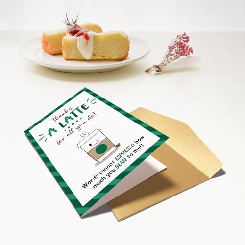 Funny Coffee Thank You Card for Boss - Pun Appreciation Card