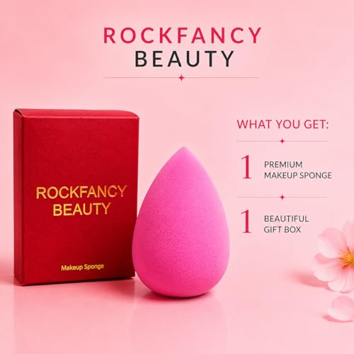RockFancy Latex-Free Makeup Sponge Soft Wet & Dry Beauty Blender