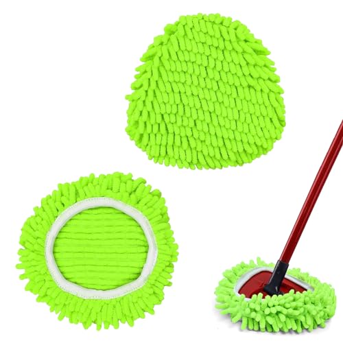 O-Cedar Compatible Spin Mop Replacement Heads - 2 Pack, Chenille