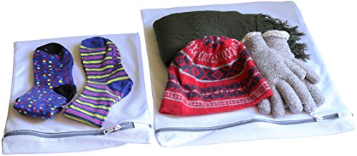 Laundry Wash Bag Set - 2 Large & 3 Medium Mesh Bags for Delicates