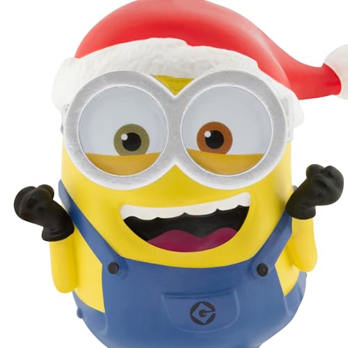 Minions Christmas Ornament - Bob in Santa Hat - Seasonal Minions Variation