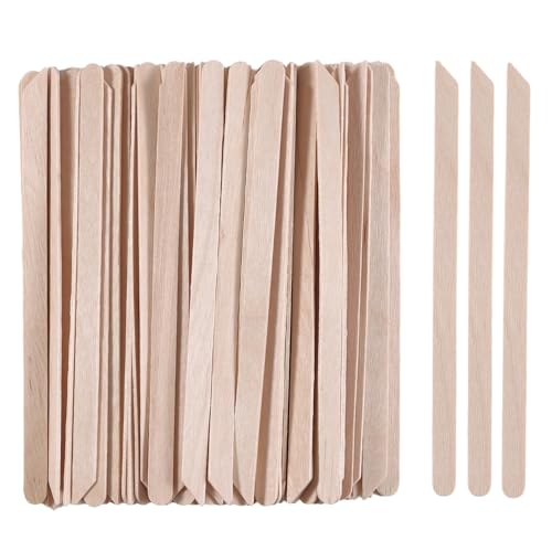 Qundaoily 200pcs Small Wooden Waxing Sticks & Craft Applicators