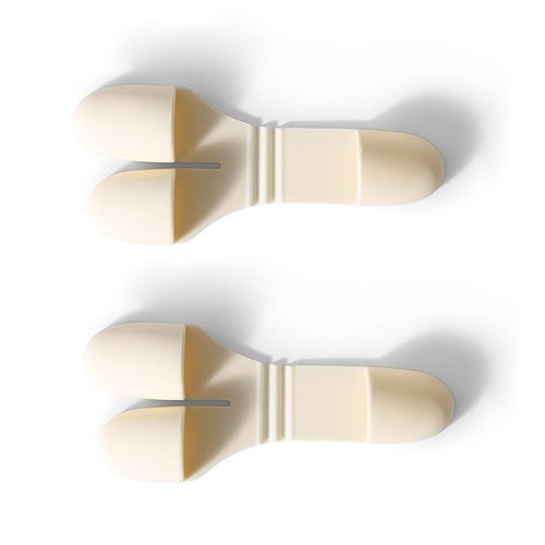 NentMent Pair Hot Plate Gripper Anti-Scalding Lightweight Silicone Hot Bowl Clip Holder Finger Sleeves Tips Finger Protector for Hot Bowls Instant Pot Microwave Oven Toaster Air Fryer Steam Oven