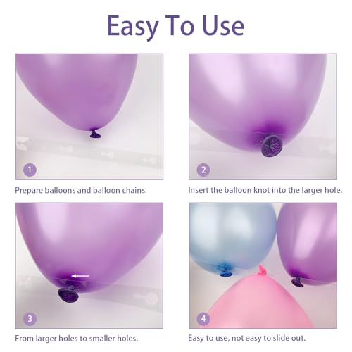 Balloon Arch Kit - 4 Rolls Balloon Tape & Glue Points for Parties