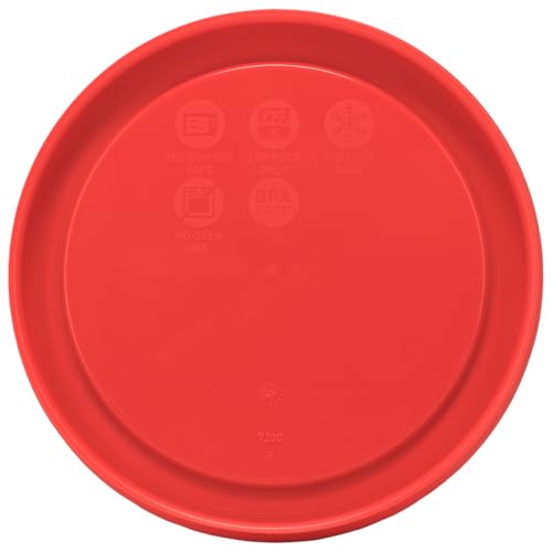 Pyrex 7200-PC 2-Cup Red Food Storage Replacement Lids - 2-Pack