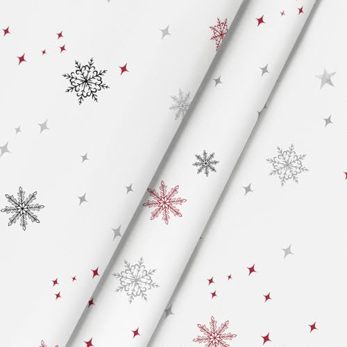 Horaldaily Christmas Tablecloth 90x90 Inch Round with Christmas Trees in Red & Black - Holiday Decor