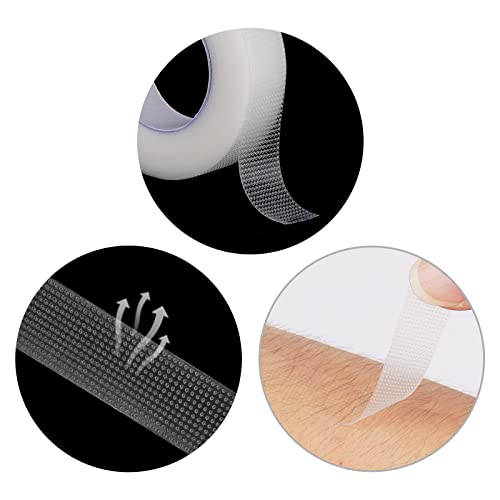 Kirecoo 6 Rolls Breathable PE Eyelash Extension Tape Transparent