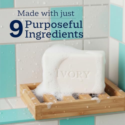 Ivory Sensitive Skin Fragrance Free Bar Soap 3.17 oz 3 Count