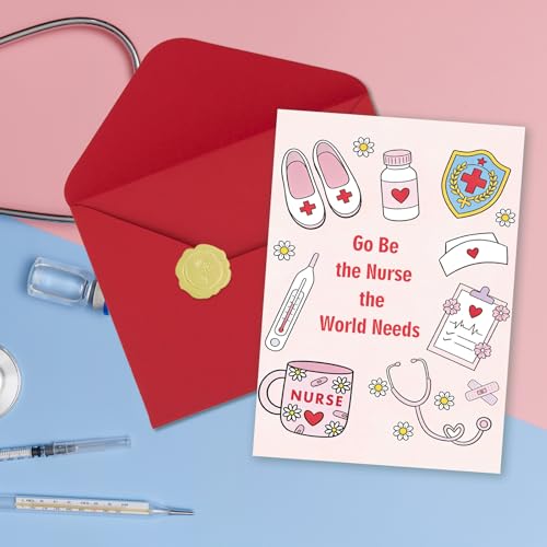 Funny Nurse Graduation Card for Nursing Students - Premium Design